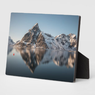 Lofoten Berglandschaft Foto Fotoplatte