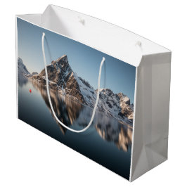 Lofoten Berglandschaft Foto Große Geschenktüte