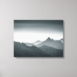 Lofoten Berglandschaft Foto Leinwanddruck