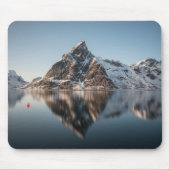 Lofoten Berglandschaft Foto Mousepad (Vorne)