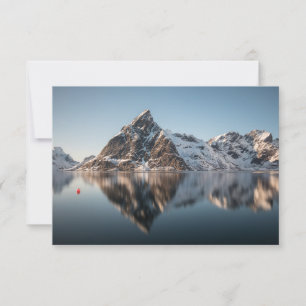 Lofoten Bergwelt Foto-Karte