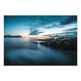 Lofoten Blue Hour Seascape Fotodruck