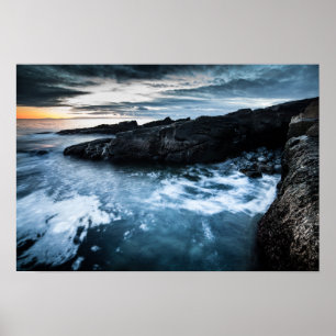 Lofoten Coast Landscape Foto Poster