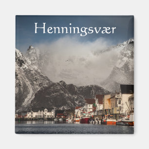 Lofoten Fishing Village Henningsvaer Magnet