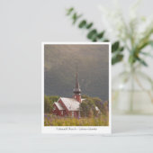Lofoten Flakstad Church Postkarte (Stehend Vorderseite)