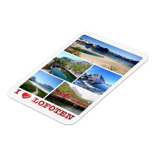Lofoten - I Liebe - Norwegen - Magnet