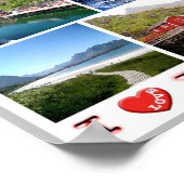 Lofoten - I Liebe - Norwegen - Poster (Ecke)