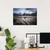 Lofoten Inseln Berglandschaft Foto Poster (Heimbüro)