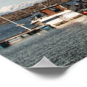 Lofoten Inseln Fischerboote Poster (Ecke)