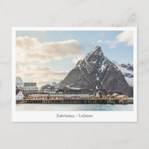 Lofoten-Inseln Fischerdorf Postkarte