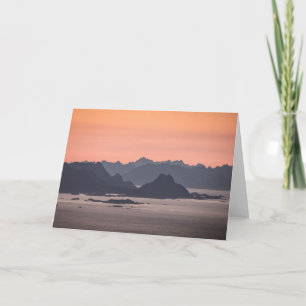 Lofoten Inseln Landschaftsansicht Karte