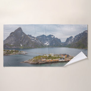 Lofoten Inseln Norwegen Badehandtuch
