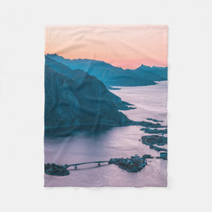 Lofoten Inseln Norwegen Fleecedecke