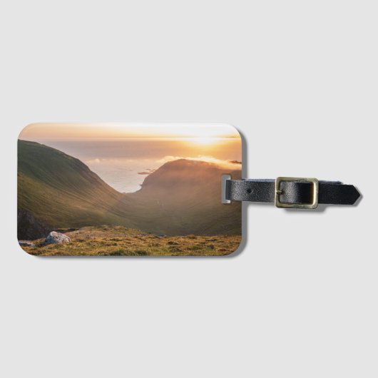 Lofoten Inseln Norwegen Gepäckträger Tag Gepäckanhänger (Vorderseite (Horizontal))