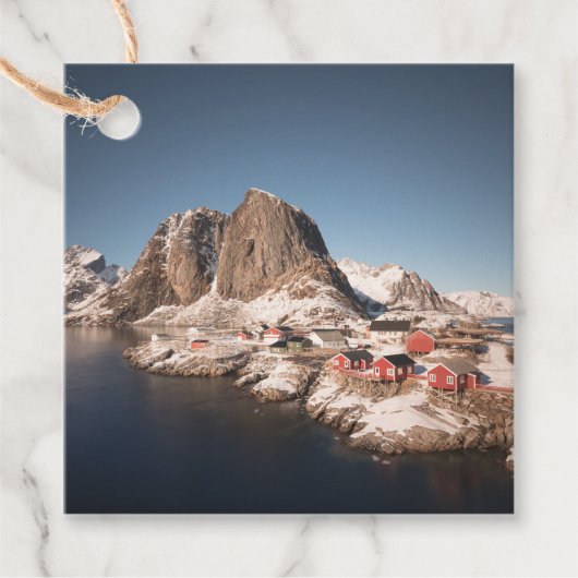 Lofoten Inseln Norwegen Geschenkanhänger (Vorderseite)