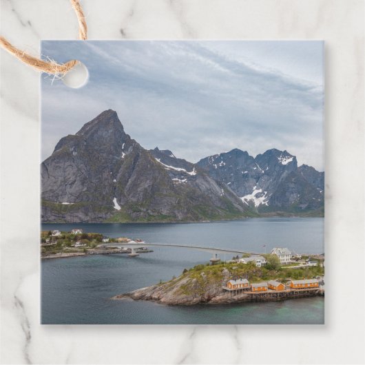 Lofoten Inseln Norwegen Geschenkanhänger (Vorderseite)