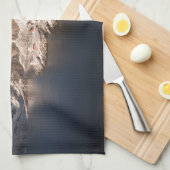 Lofoten Inseln Norwegen Geschirrtuch (Viertel Falte)