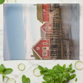 Lofoten Inseln Norwegen Geschirrtuch (Gefaltet)
