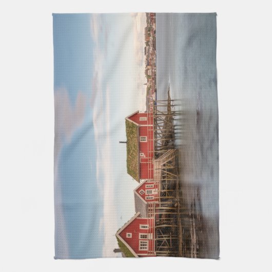 Lofoten Inseln Norwegen Geschirrtuch (Vertikal)