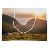 Lofoten Inseln Norwegen Grosse Geschenktasche Große Geschenktüte (Vorderseite)