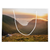 Lofoten Inseln Norwegen Grosse Geschenktasche Große Geschenktüte (Rückseite)