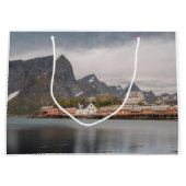 Lofoten Inseln Norwegen Große Geschenktüte (Vorderseite)