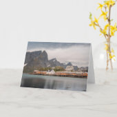 Lofoten Inseln Norwegen Karte (Gelbe Blume)
