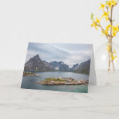 Lofoten Inseln Norwegen Karte (Gelbe Blume)