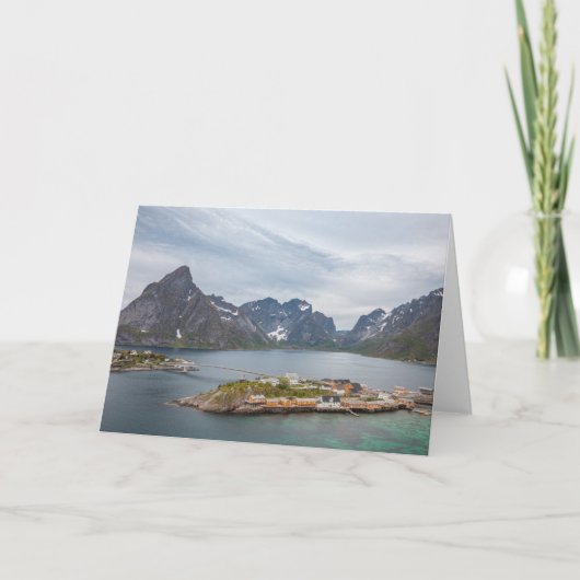 Lofoten Inseln Norwegen Karte (Vorderseite)