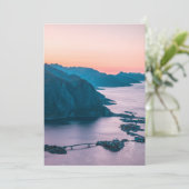 Lofoten Inseln Norwegen Karte (Stehend Vorderseite)