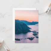 Lofoten Inseln Norwegen Karte (Vorderseite/Rückseite Beispiel)