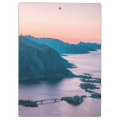 Lofoten Inseln Norwegen Klemmbrett (Rückseite)