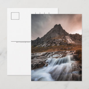 Lofoten Inseln Norwegen Landschaft Feiertagspostkarte