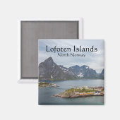 Lofoten Inseln Norwegen Magnet (Vorderseite/Rückseite)