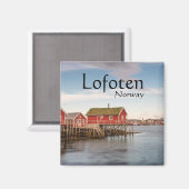 Lofoten Inseln Norwegen Magnet (Vorderseite/Rückseite)