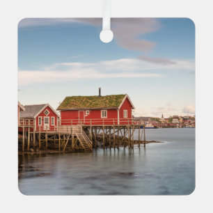 Lofoten Inseln Norwegen Ornament Aus Metall