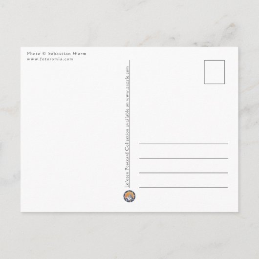 Lofoten Inseln Norwegen Postcard Postkarte (Rückseite)