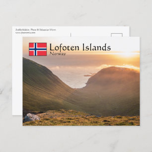 Lofoten Inseln Norwegen Postcard Postkarte
