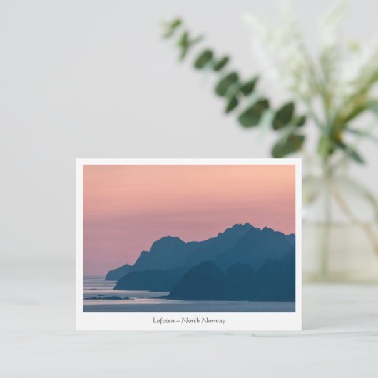 Lofoten Inseln Norwegen Postcard Postkarte (Stehend Vorderseite)