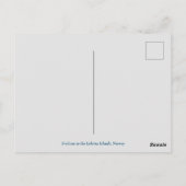 Lofoten Inseln, Norwegen, Postcard Postkarte (Rückseite)