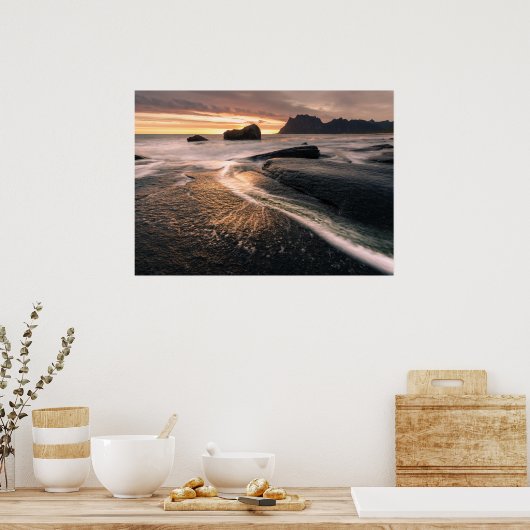 Lofoten Inseln Norwegen Poster (Küche)