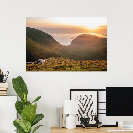 Lofoten Inseln Norwegen Poster (Heimbüro)