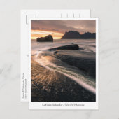 Lofoten Inseln Norwegen Postkarte (Vorne/Hinten)