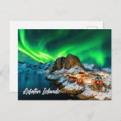 Lofoten-Inseln, Norwegen Postkarte (Vorne/Hinten)