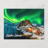 Lofoten-Inseln, Norwegen Postkarte (Vorderseite)