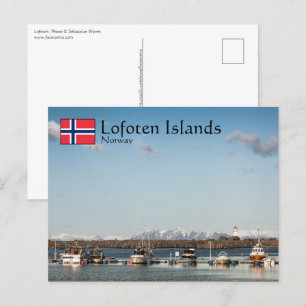 Lofoten Inseln Norwegen Postkarte