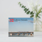 Lofoten Inseln Norwegen Postkarte (Stehend Vorderseite)