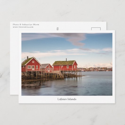 Lofoten Inseln Norwegen Postkarte (Vorne/Hinten)