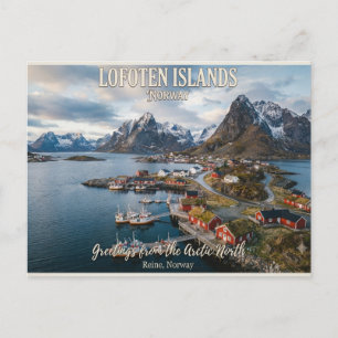 Lofoten-Inseln Norwegen Postkarte