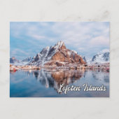 Lofoten-Inseln, Norwegen Postkarte (Vorderseite)
